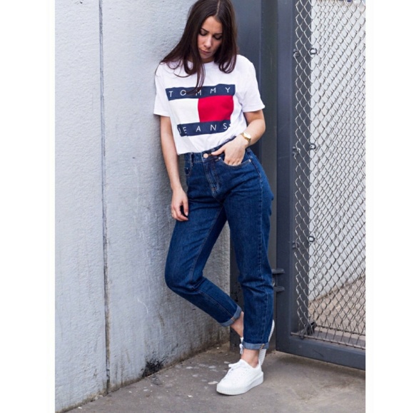 Tommy Hilfiger Denim - Vintage Tommy Hilfiger high waisted mom jeans 10